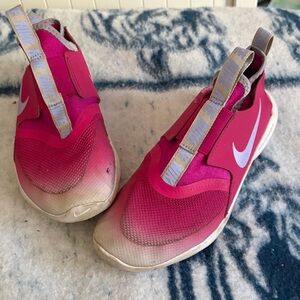 Nike Fuchsia and Cream Slip-On Sneakers